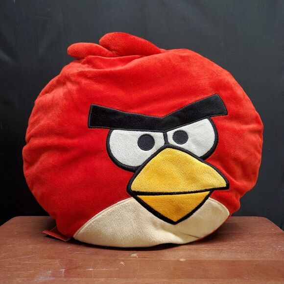 Angry Birds Red Bird Throw Stuffed Plush Pillow 15" - Picture 1 of 5
